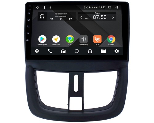 Peugeot 207 I 2006-2015 OEM PX9203-4/32 на Android 10 (PX6, IPS, 4/32GB)
