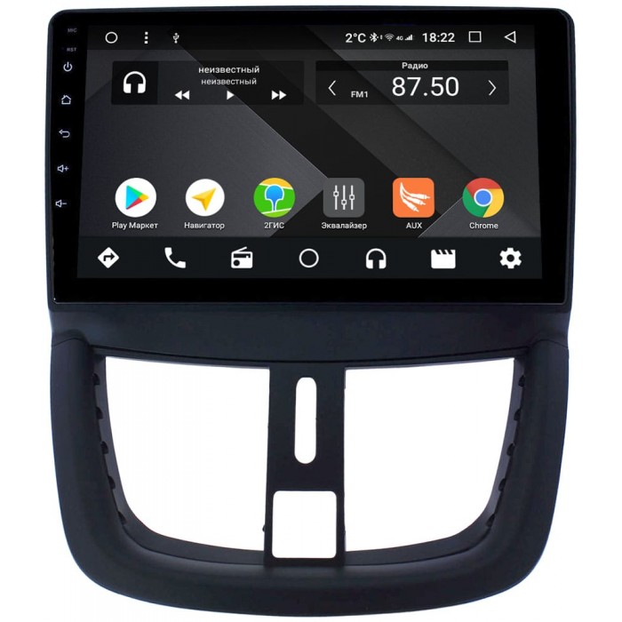 Штатная магнитола Peugeot 207 I 2006-2015 OEM PX9203-4/32 на Android 10 (PX6, IPS, 4/32GB)