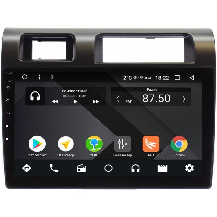 Штатная магнитола Toyota Land Cruiser 70 2007-2021 OEM PX9286-4/32 на Android 10 (PX6, IPS, 4/32GB)