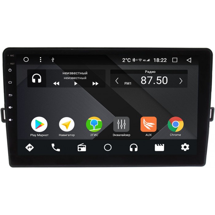 Штатная магнитола OEM PX10-1401-4/32 для Toyota Auris I 2006-2012 на Android 10 (PX6, IPS, 4/32GB)