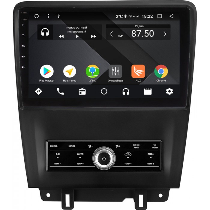 Штатная магнитола OEM PX10-6175-4/32 для Ford Mustang V 2009-2014 на Android 10 (PX6, IPS, 4/32GB)