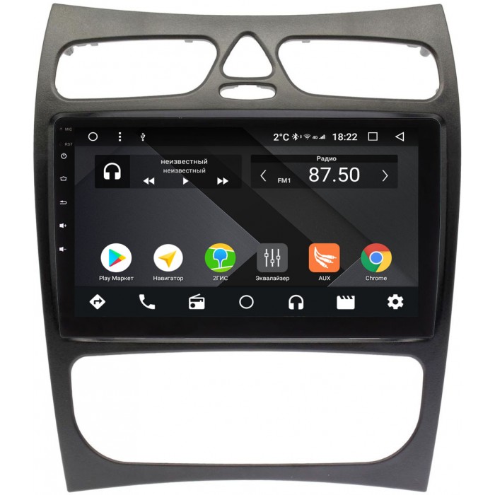 Штатная магнитола OEM PX9-1312-4/32 для Mercedes CLK-klasse (W209) 2002-2005 на Android 10 (PX6, IPS, 4/32GB)