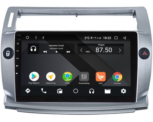 Citroen C4 I 2004-2011 OEM PX9-814-4/32 на Android 10 (PX6, IPS, 4/32GB)