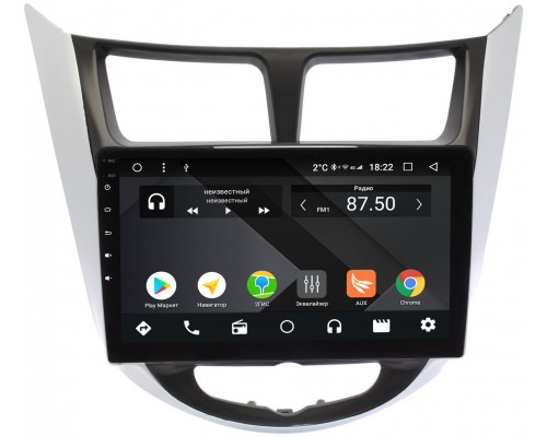 Hyundai Solaris I 2011-2017 (тип 2) OEM PX9-HY254N-4/32 на Android 10 (PX6, IPS, 4/32GB)