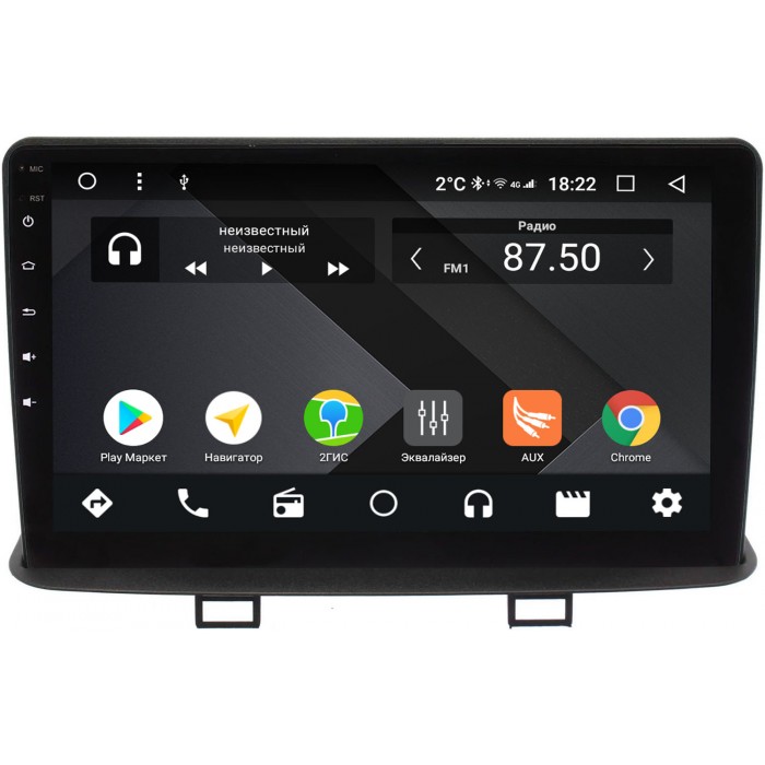 Штатная магнитола Mitsubishi Pajero Mini II 1998-2008 (в замен верхнего кармана) OEM PX9-MI103N-4/32 на Android 10 (PX6, IPS, 4/32GB)