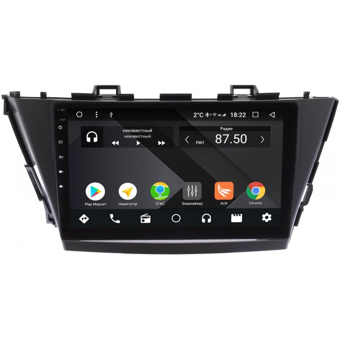 Штатная магнитола Toyota Prius Alpha 2011-2014 (правый руль) OEM PX9-TO296N-4/32 на Android 10 (PX6, IPS, 4/32GB)