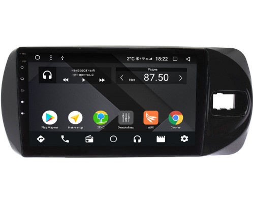 Toyota Vitz III (XP130) 2014-2019 (Тип 1) OEM PX9-TO385N-4/32 на Android 10 (PX6, IPS, 4/32GB)
