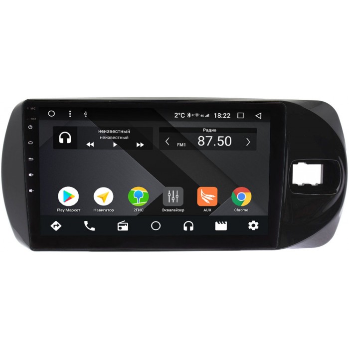 Штатная магнитола Toyota Vitz III (XP130) 2014-2019 (Тип 1) OEM PX9-TO385N-4/32 на Android 10 (PX6, IPS, 4/32GB)