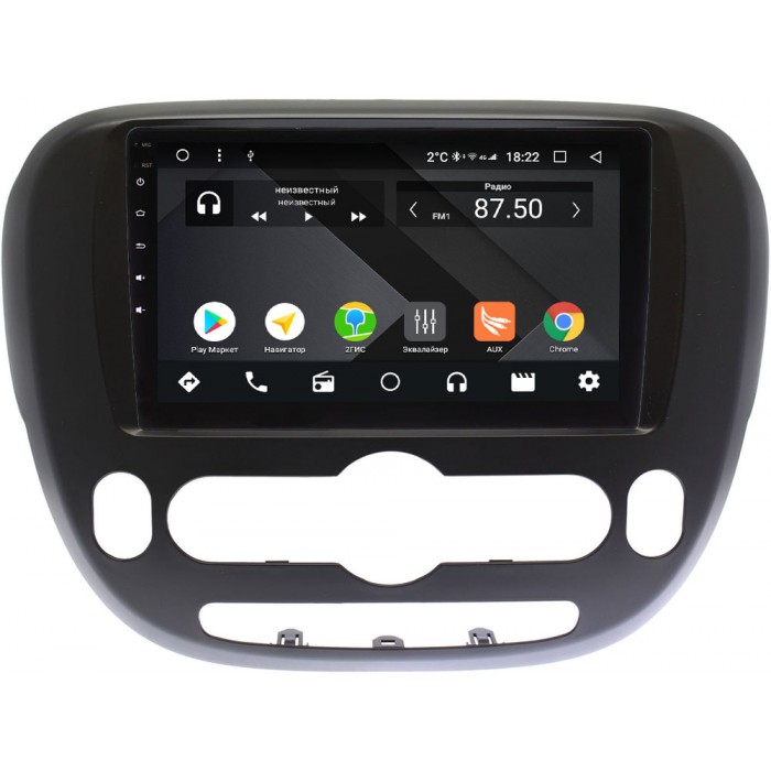 Штатная магнитола Kia Soul II 2013-2019 (с климат-контролем) OEM PX9390-4/32 на Android 10 (PX6, IPS, 4/32GB)