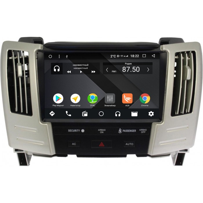 Штатная магнитола Lexus RX II 300, RX II 330, RX II 350, RX II 400h 2003-2009 OEM PX9583-4/32 на Android 10 (PX6, IPS, 4/32GB)