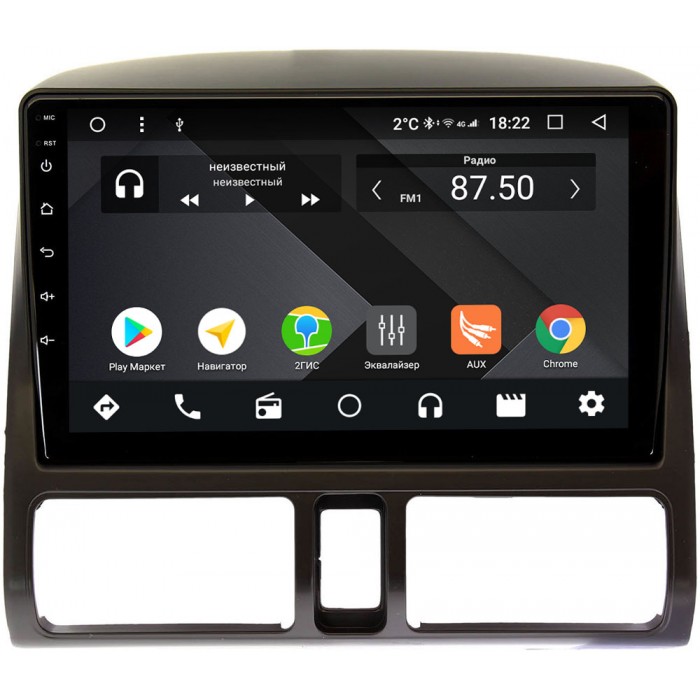 Штатная магнитола Honda CR-V II 2001-2006 OEM PX9204-4/32 на Android 10 (PX6, IPS, 4/32GB)