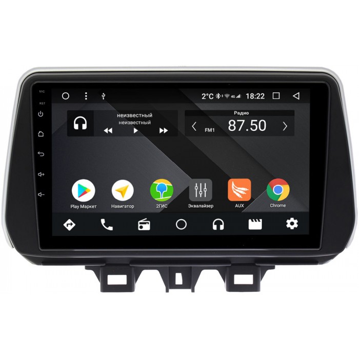 Штатная магнитола Hyundai Tucson III 2018-2019 Sbaid TS9-9158-4/32 на Android 8.1 (DSP, 4G SIM, 4/32GB)