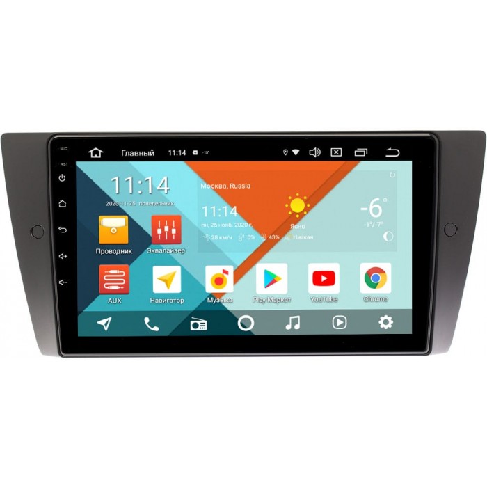 Штатная магнитола BMW 3 (E90, E91, E92, E93), 1 (E81, E82) Wide Media KS9111QR-3/32 DSP CarPlay 4G-SIM Android 10 (API 29)