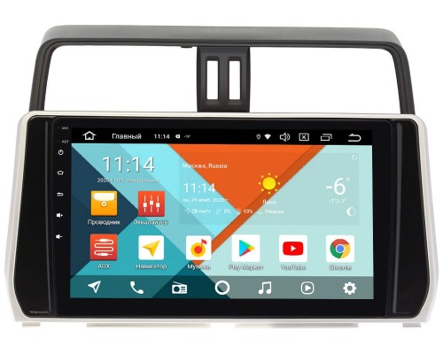 Toyota Land Cruiser Prado 150 2017-2021 Wide Media KS1058QR-3/32 DSP CarPlay 4G-SIM на Android 10 (API 29) (для авто с 4 камерами)