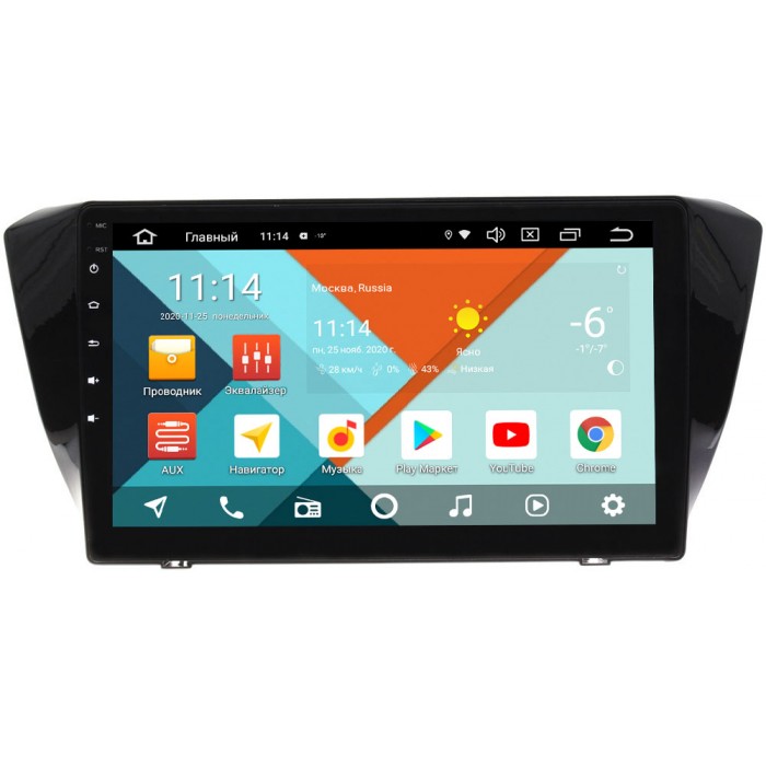 Штатная магнитола Skoda Superb III 2015-2021 Wide Media KS1049QR-3/32 DSP CarPlay 4G-SIM на Android 10 (API 29)