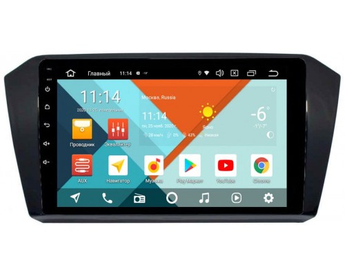 Volkswagen Passat B8 2014-2021 Wide Media KS10-2758QR-3/32 DSP CarPlay 4G-SIM на Android 10 (API 29)
