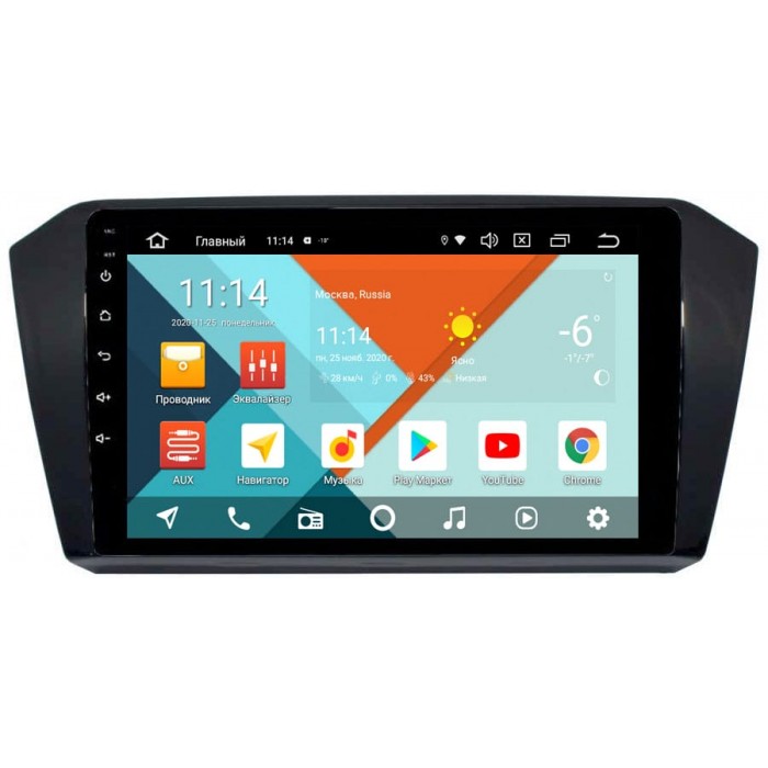 Штатная магнитола Volkswagen Passat B8 2014-2021 Wide Media KS10-2758QR-3/32 DSP CarPlay 4G-SIM на Android 10 (API 29)