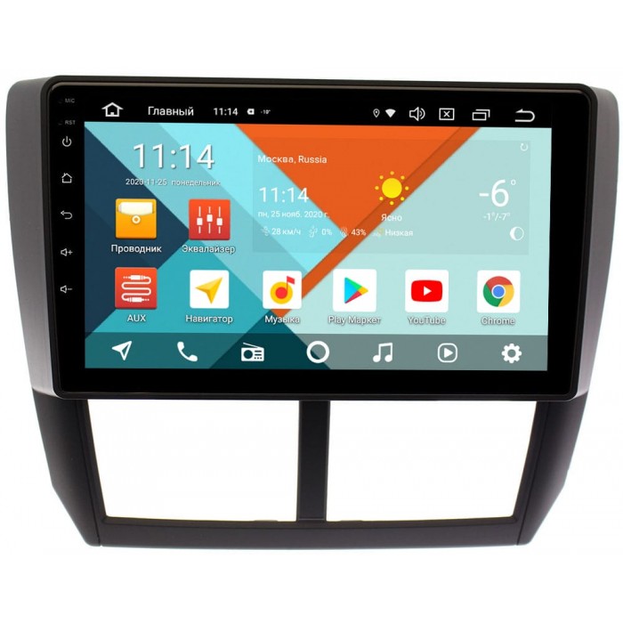 Штатная магнитола Subaru Forester, Impreza 2008-2014 Wide Media KS9080QR-3/32 DSP CarPlay 4G-SIM на Android 10 (API 29)