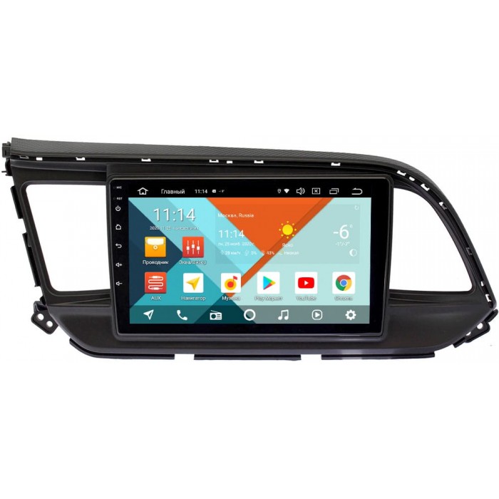 Штатная магнитола Hyundai Elantra VI (AD) 2018-2020 Wide Media KS9207QR-3/32 DSP CarPlay 4G-SIM на Android 10 (API 29)