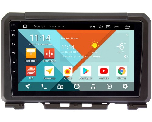 Suzuki Jimny IV 2018-2020 Wide Media KS9216QR-3/32 DSP CarPlay 4G-SIM Android 10 (API 29)