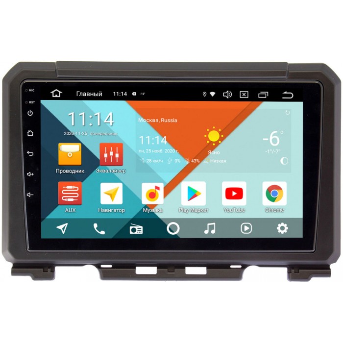 Штатная магнитола Suzuki Jimny IV 2018-2020 Wide Media KS9216QR-3/32 DSP CarPlay 4G-SIM Android 10 (API 29)