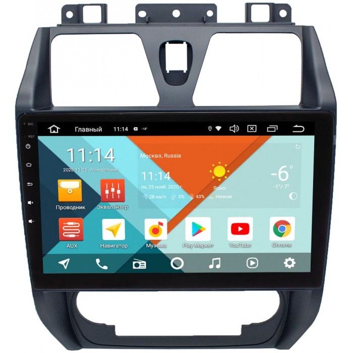 Штатная магнитола Geely Emgrand EC7 2009-2014 Wide Media MT3019PK-2/16 DSP 3G-SIM на Android 9.1