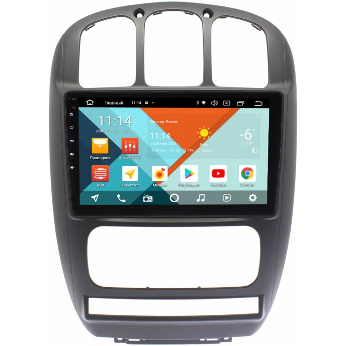 Штатная магнитола Dodge Caravan 4, Grand Caravan 4 (2000-2007) Wide Media KS10-1142QR-3/32 DSP CarPlay 4G-SIM Android 10