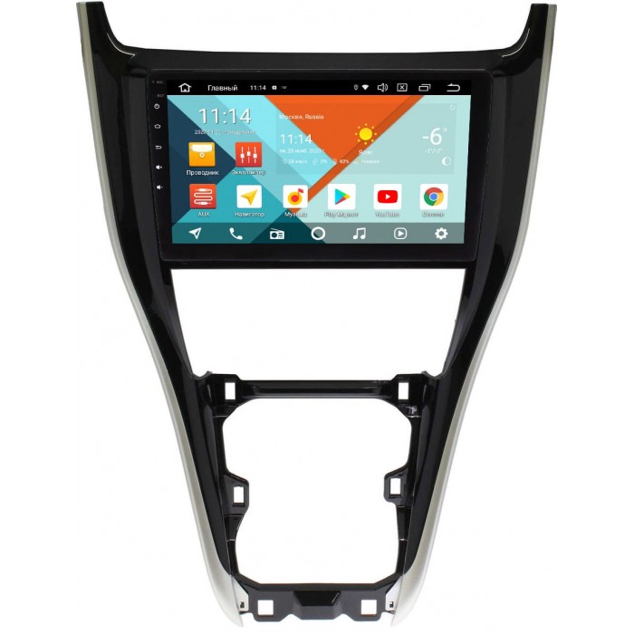 Штатная магнитола Toyota Harrier III (XU60) 2017-2021 Wide Media KS10-1227QR-3/32 DSP CarPlay 4G-SIM на Android 10 (API 29)