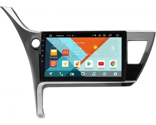 Toyota Corolla 11 (2015-2022) (тип 2) для авто без камеры Wide Media KS10-1265QR-3/32 DSP CarPlay 4G-SIM на Android 10