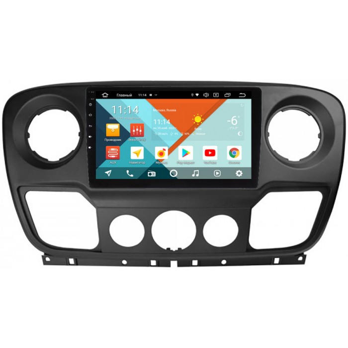 Штатная магнитола Wide Media KS10-1361QR-3/32 DSP CarPlay 4G-SIM для Nissan NV400 (2010-2020) на Android 10 (API 29)