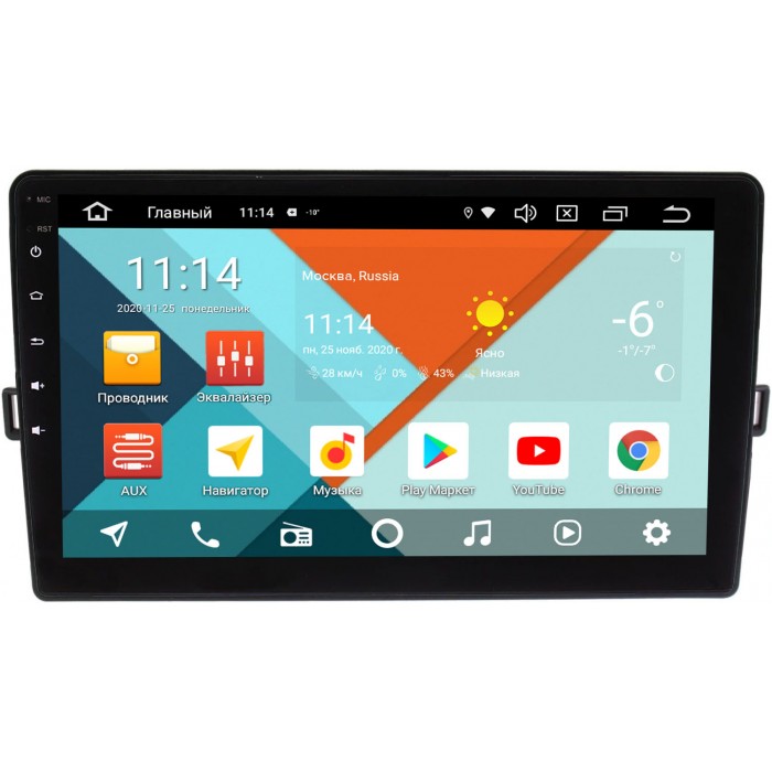 Штатная магнитола Toyota Auris I 2006-2012 Wide Media KS10-1401QR-3/32 DSP CarPlay 4G-SIM на Android 10 (API 29)