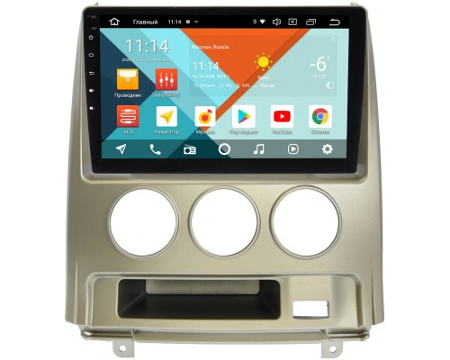 Mitsubishi Delica D:5 (2007-2009) Wide Media KS10-2561QR-3/32 DSP CarPlay 4G-SIM на Android 10