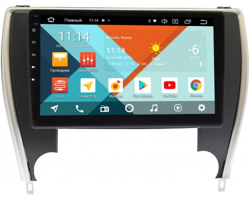 Toyota Camry XV55 2014-2018 (авто из USA) Wide Media KS10-TO206QR-3/32 DSP CarPlay 4G-SIM на Android 10 (API 29)