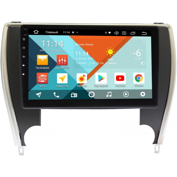 Штатная магнитола Toyota Camry XV55 2014-2018 (авто из USA) Wide Media KS10-TO206QR-3/32 DSP CarPlay 4G-SIM на Android 10 (API 29)