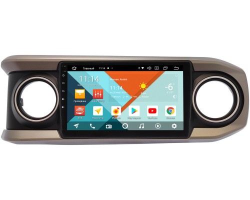 Toyota Tacoma III 2015-2022 (черная) Wide Media KS10-TO504TQR-3/32 DSP CarPlay 4G-SIM на Android 10 (API 29)