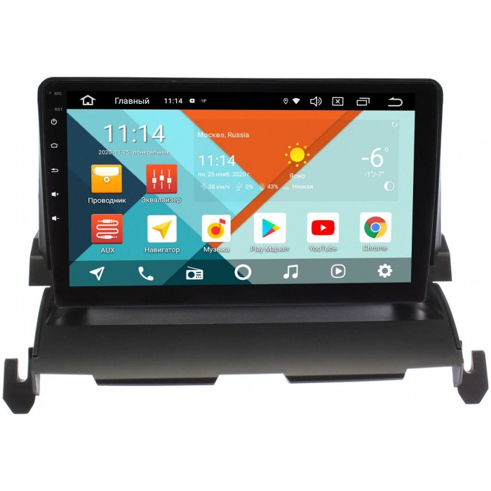 Штатная магнитола Wide Media KS9-1169QR-3/32 DSP CarPlay 4G-SIM для Dodge Journey I 2008-2011 на Android 10 (API 29)