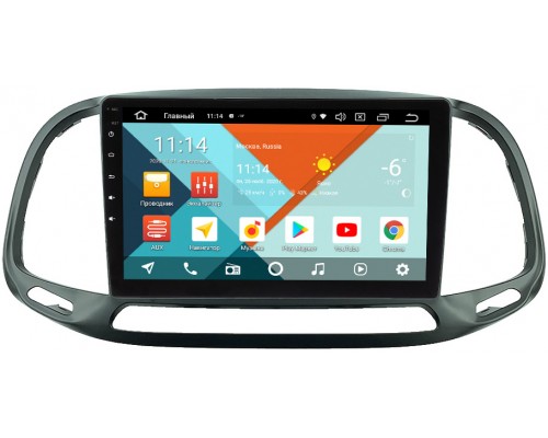 Fiat Doblo II 2015-2021 Wide Media KS9-636QR-3/32 DSP CarPlay 4G-SIM Android 10 (API 29)