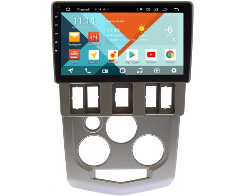 Renault Logan I 2004-2009 Wide Media KS9-674QR-3/32 DSP CarPlay 4G-SIM Android 10 (API 29)