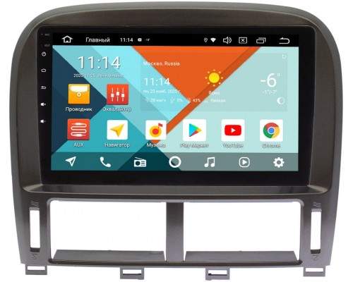 Toyota Celsior (F30) (2001-2006) (9 дюймов) Wide Media KS9261QR-3/32 DSP CarPlay 4G-SIM Android 10