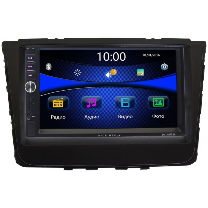 Магнитола в штатное место для Hyundai Creta 2016-2018 Wide Media DV-JM7021-RP-HDI25-29 без NAVI