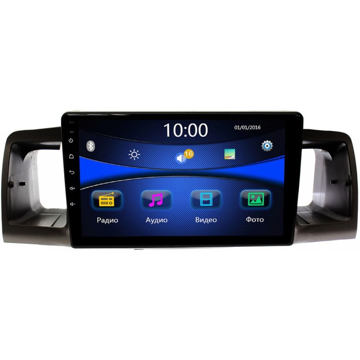 Штатная магнитола Toyota Corolla IX 2000-2007 (совместимость с BYD F3) Wide Media JM9074 WinCE 9 дюймов