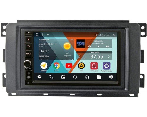 Smart Forfour 2004-2006, Fortwo II 2007-2011 Wide Media WM-VS7A706NB-2/16-RP-11-260-198 Android 8.1