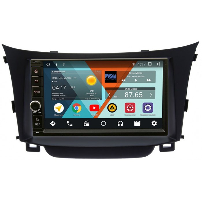 Штатная магнитола Hyundai i30 II 2012-2017 Wide Media WM-VS7A706-OC-2/32-RP-HDI30-109 Android 8.0