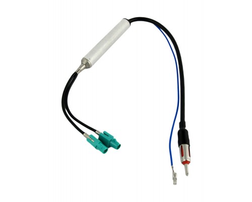ISO-коннектор на антенну для VW, Audi, Opel, Skoda Intro ANT-3 с питанием двойной (Fakra)