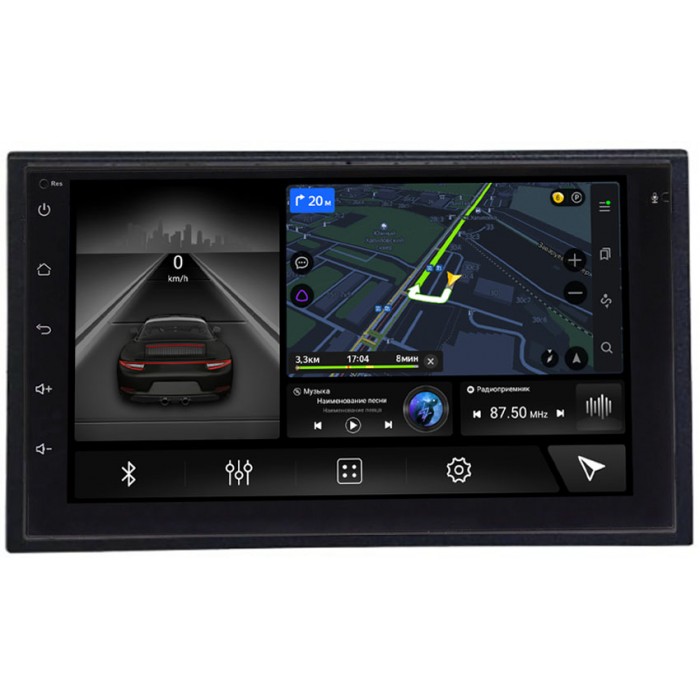 Магнитола в штатное место 2 din Mitsubishi Grandis 2003-2011 Canbox 9864-RP-11-250-366 на Android 10 (4G-SIM, 4/64, DSP)