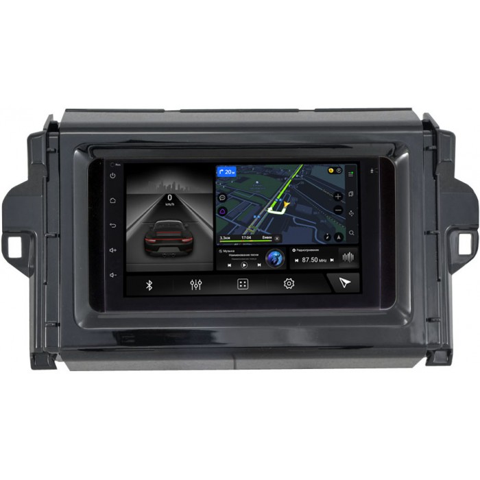 Магнитола в штатное место 2 din Toyota Fortuner II 2015-2022 Canbox 9864-RP-11-600-450 на Android 10 (4G-SIM, 4/64, DSP)