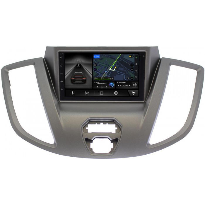 Магнитола в штатное место 2 din Ford Transit 2014-2021 Canbox 4478-RP-FR067-163 на Android 10 (4G-SIM, 6/128, DSP) С оптическим выходом (173х98)