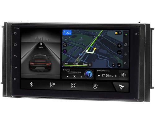 Hyundai Santa Fe II 2005-2012 (для авто с навигацией) Canbox L-Line 4476-RP-HDSFB-183 на Android 10 (4G-SIM, 3/32, TS18, DSP, IPS) (173х98)