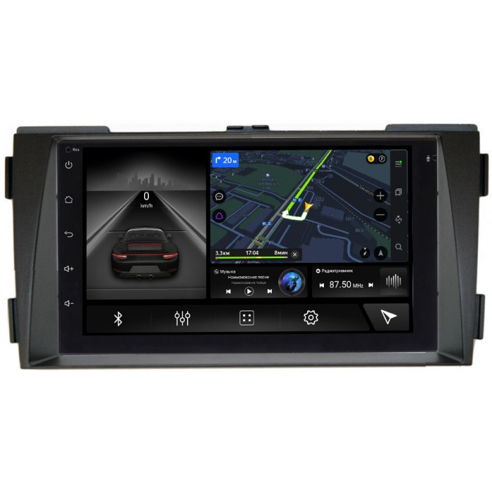 Магнитола в штатное место 2 din Hyundai Sonata V (NF) 2008-2010 Canbox 4479-RP-HDSNC-103 на Android 10 (4G-SIM, 8/128, DSP) С оптическим выходом