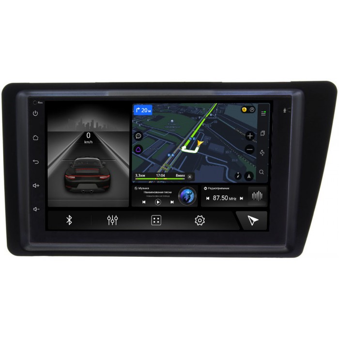 Штатная магнитола Honda Civic 7 (2000-2006) (левый руль) Canbox L-Line 4476-RP-HNCV03L-101 на Android 10 (4G-SIM, 3/32, TS18, DSP, IPS)